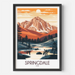 Springdale Modern Travel Poster
