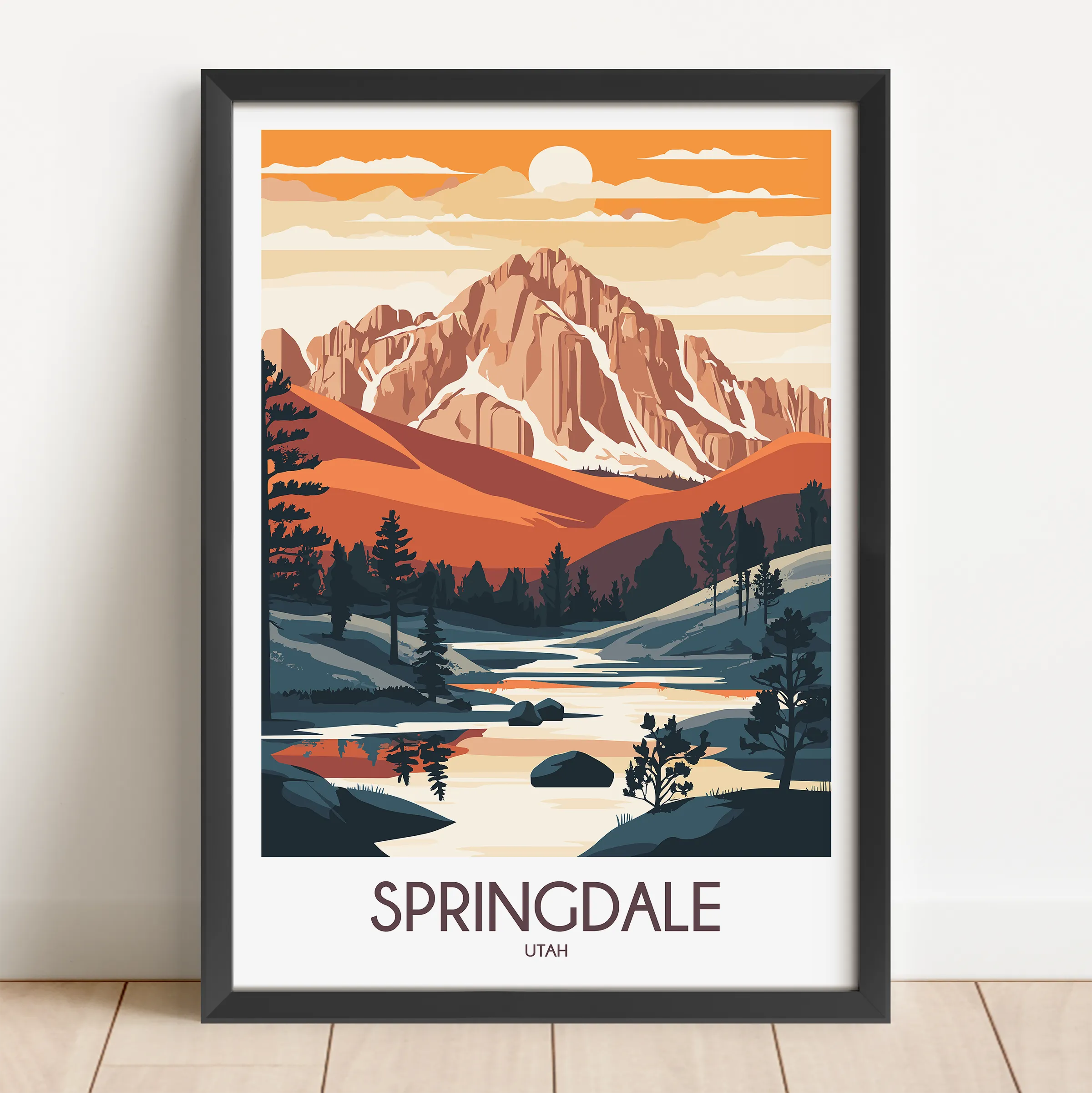 Springdale Scenic Landscape Art