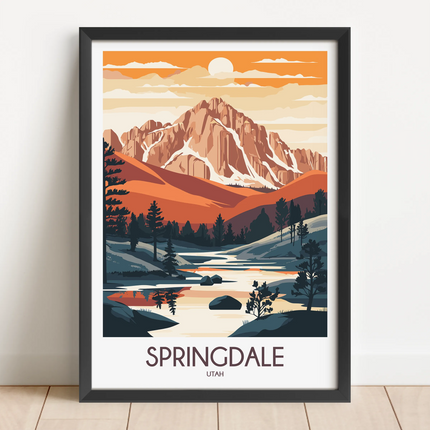 Springdale Scenic Landscape Art