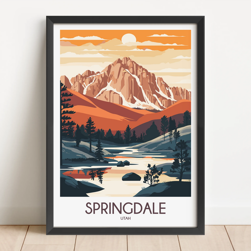 Springdale Scenic Landscape Art