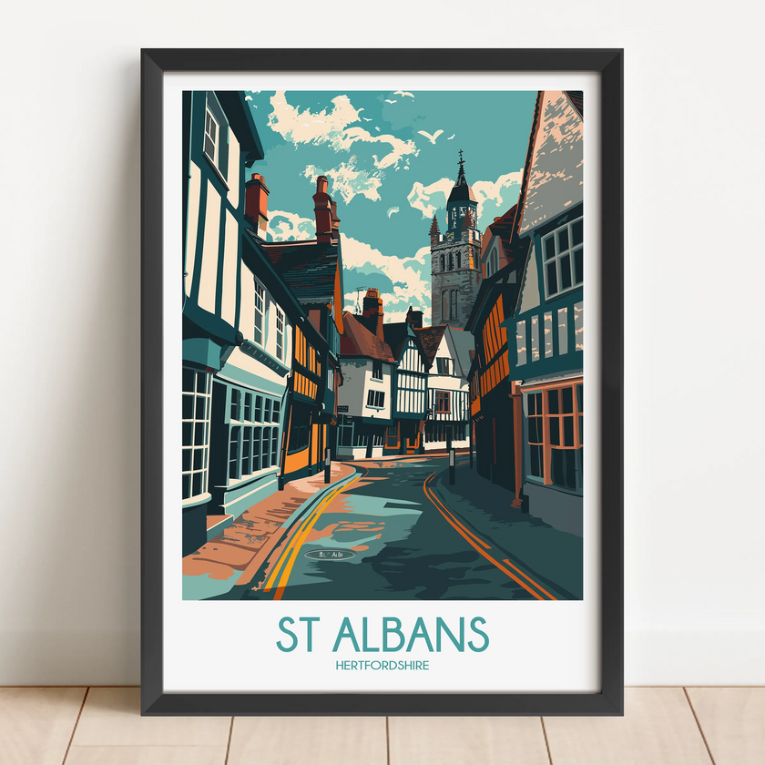 St Albans Minimalist Wall Art