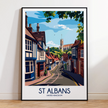 St Albans Souvenir Poster Print
