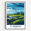 St Andrews Souvenir Poster Print