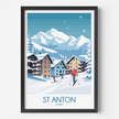 St Anton Destination Art Gift
