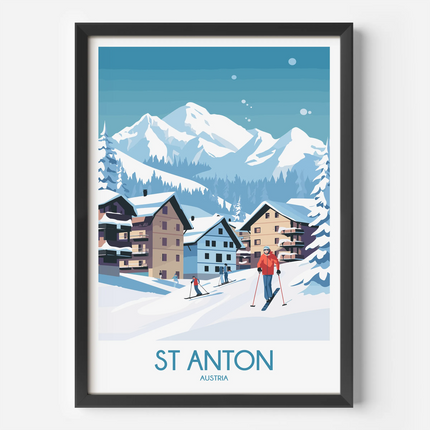 St Anton Destination Art Gift