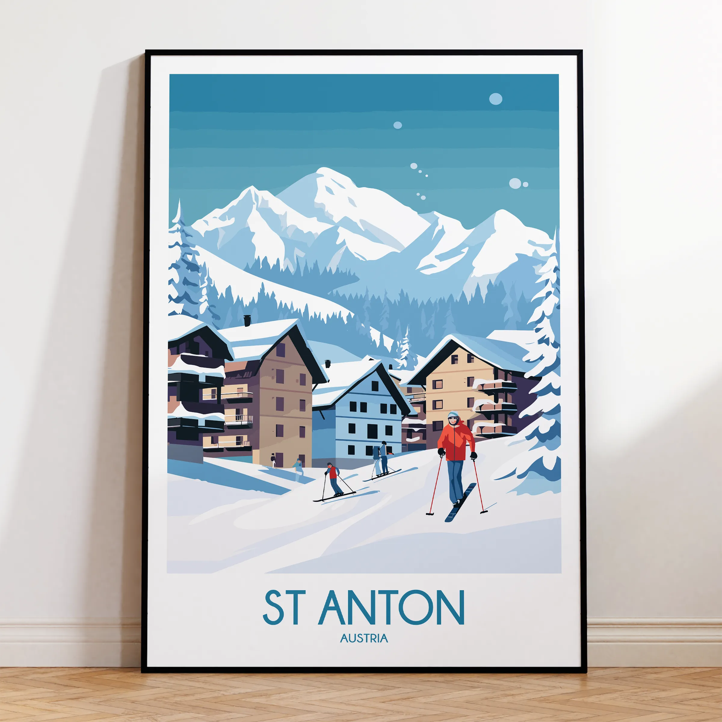 St Anton Minimalist Wall Art