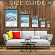 St Anton Modern Travel Poster