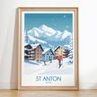 St Anton Vintage Style Print