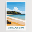 St Brelades Bay Destination Art Gift