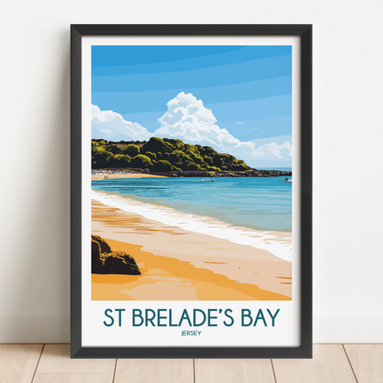 St Brelades Bay Travel Memory Gift