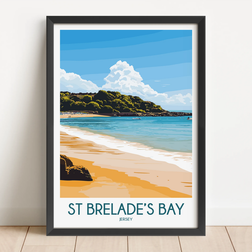 St Brelades Bay Travel Memory Gift