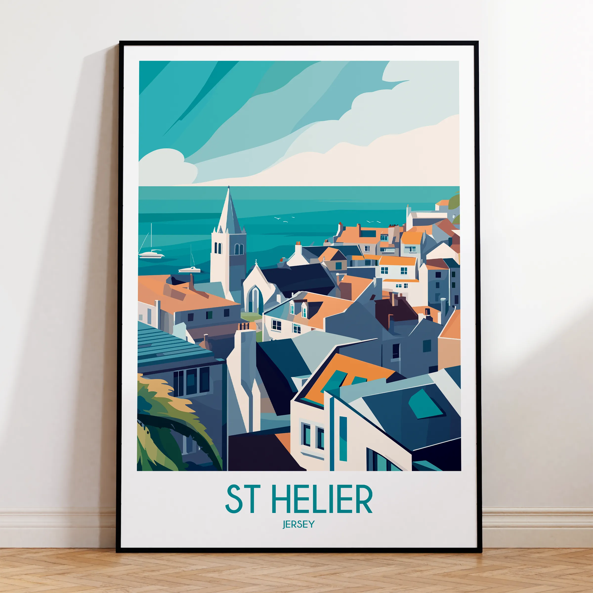 St Helier Destination Art Gift