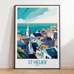 St Helier Destination Art Gift