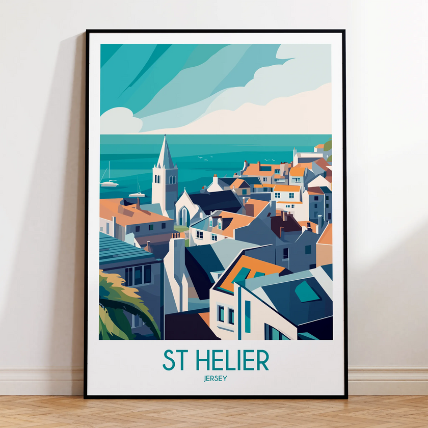 St Helier Destination Art Gift