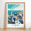 St Helier Minimalist Wall Art