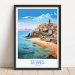 St Ives Vintage Style Print