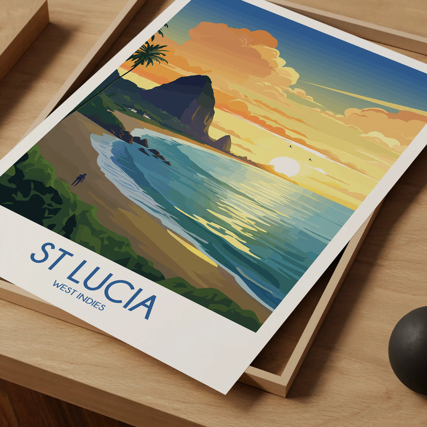 St Lucia Gallery Quality Print