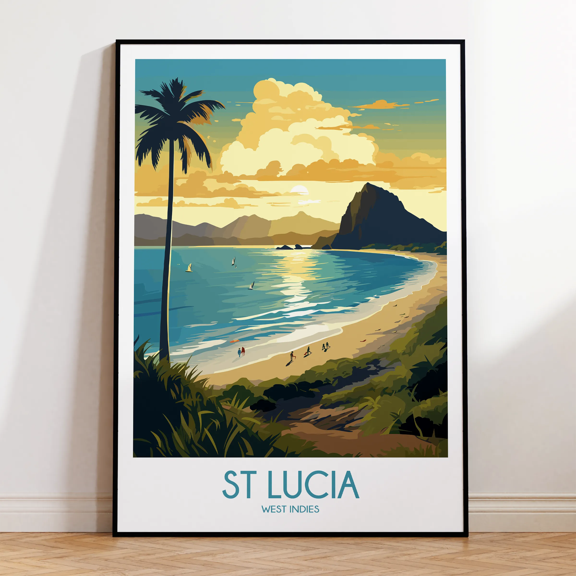 St Lucia Gallery Quality Print