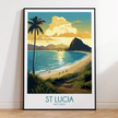 St Lucia Gallery Quality Print