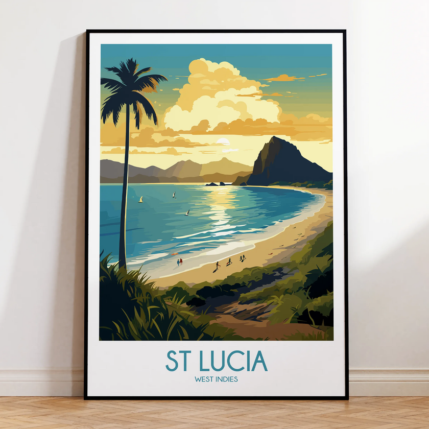St Lucia Gallery Quality Print