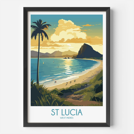 St Lucia Scenic Landscape Art