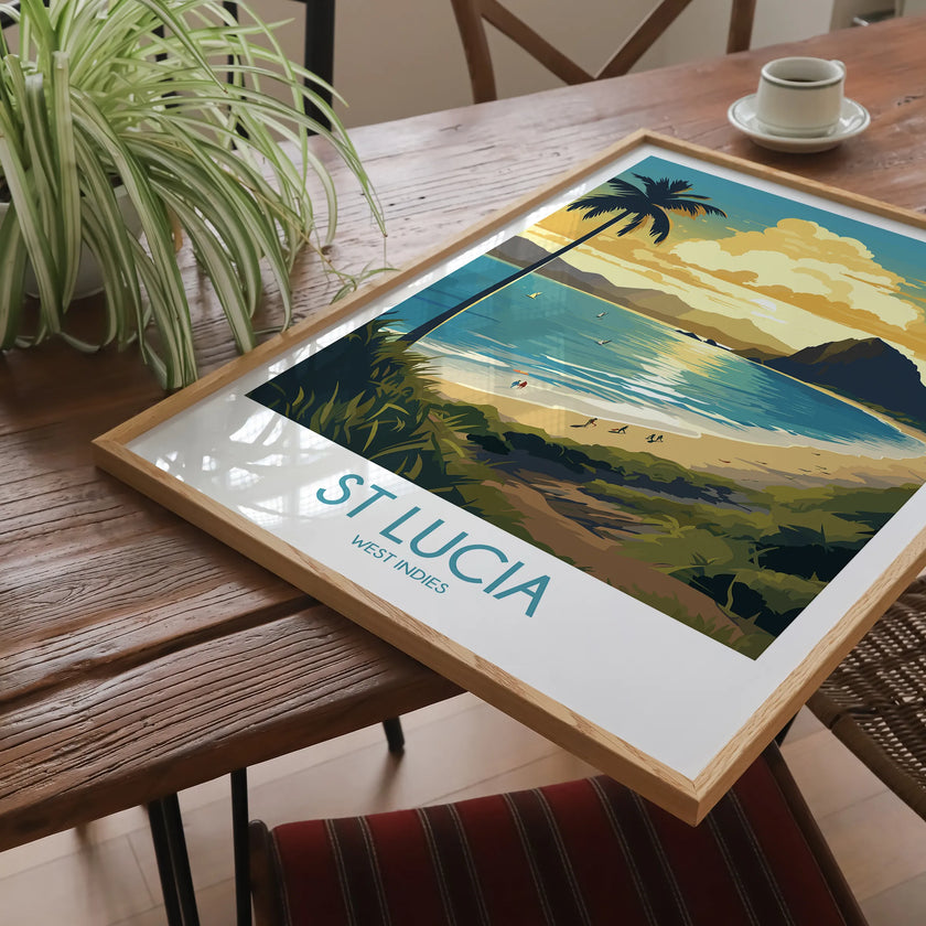 St Lucia Travel Memory Gift