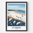 St Mawes Modern Travel Poster