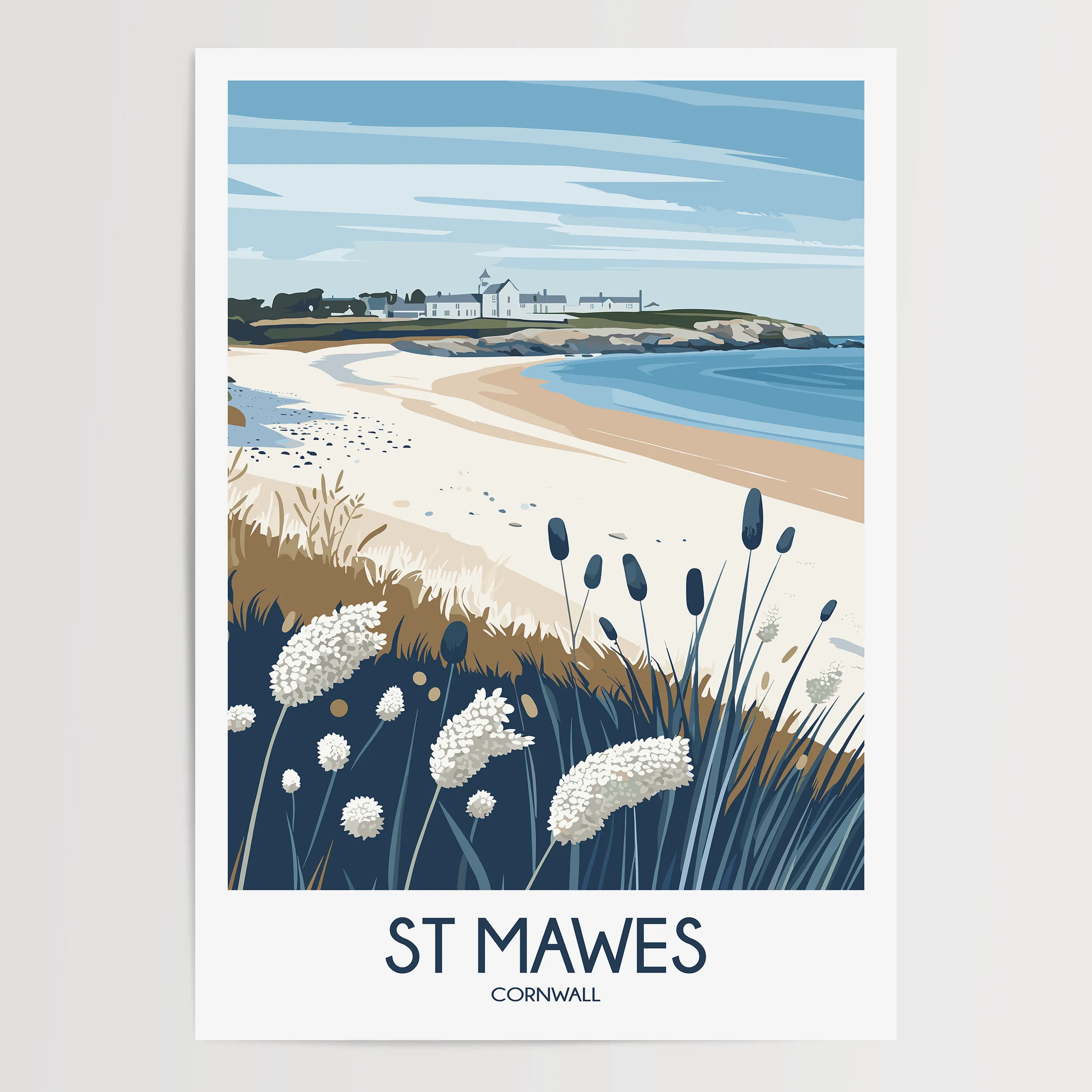 St Mawes Scenic Landscape Art