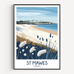 St Mawes Souvenir Poster Print