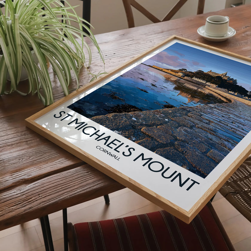 St Michael'S Mount Modern Travel Poster