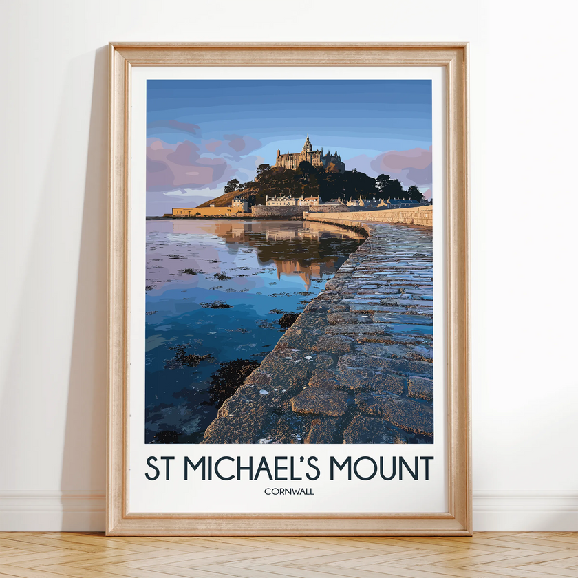 St Michael'S Mount Scenic Landscape Art