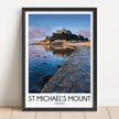 St Michael'S Mount Vintage Style Print