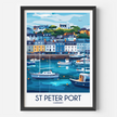 St Peter Port Destination Art Gift