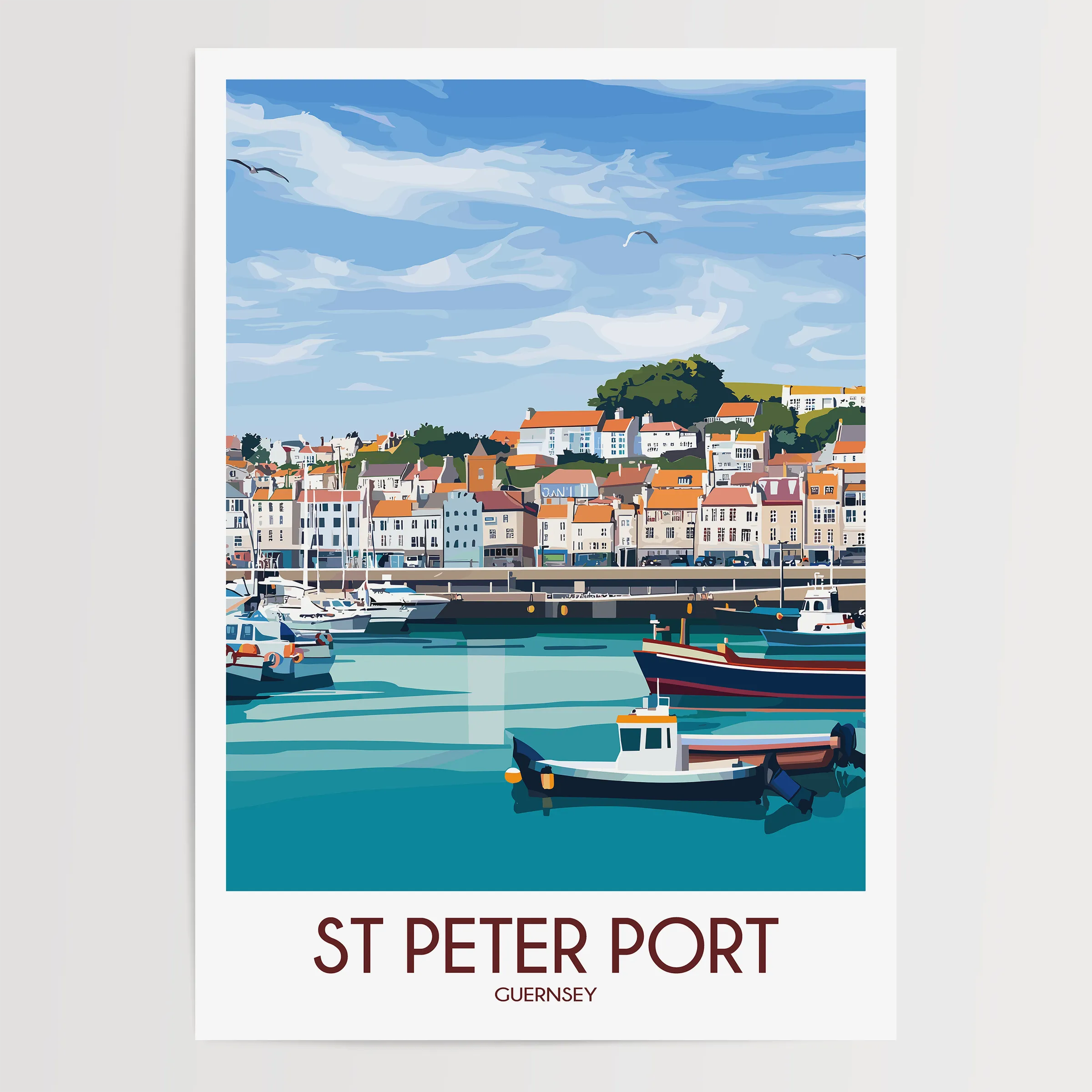 St Peter Port Gallery Quality Print