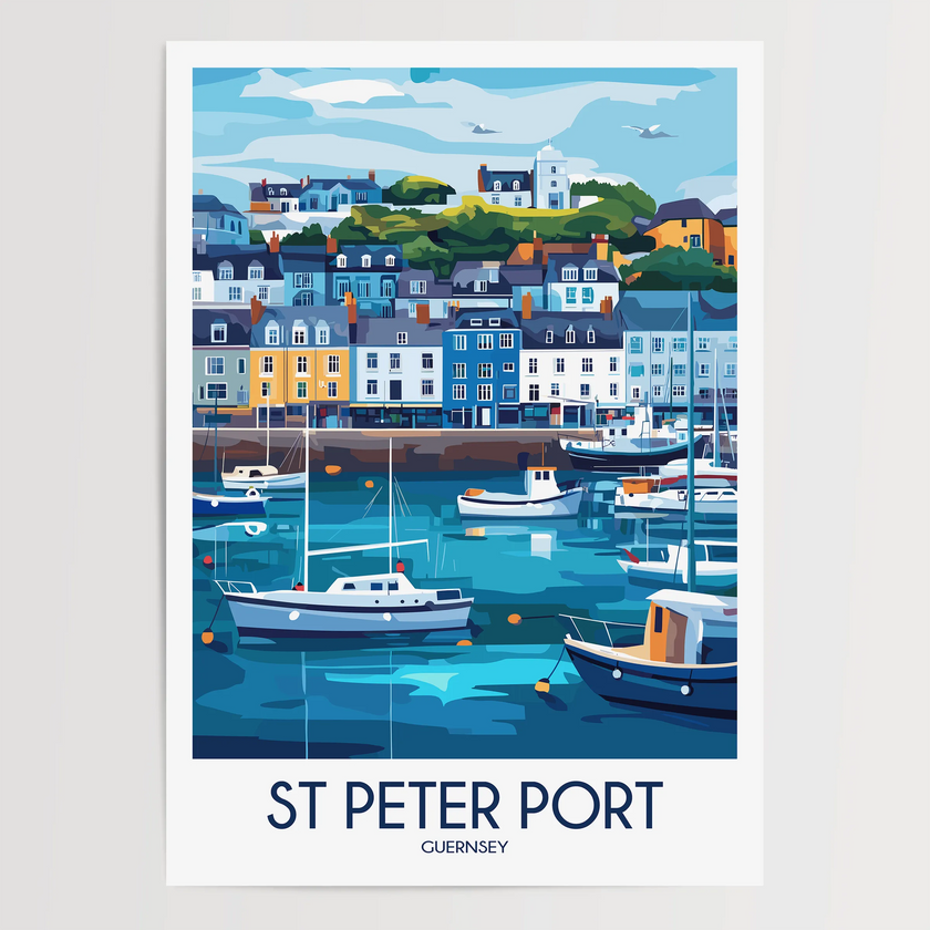 St Peter Port Minimalist Wall Art