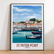 St Peter Port Minimalist Wall Art