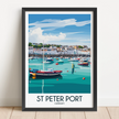 St Peter Port Scenic Landscape Art