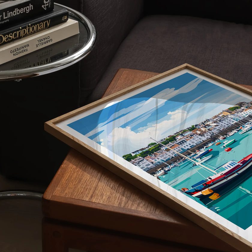 St Peter Port Souvenir Poster Print