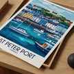 St Peter Port Souvenir Poster Print