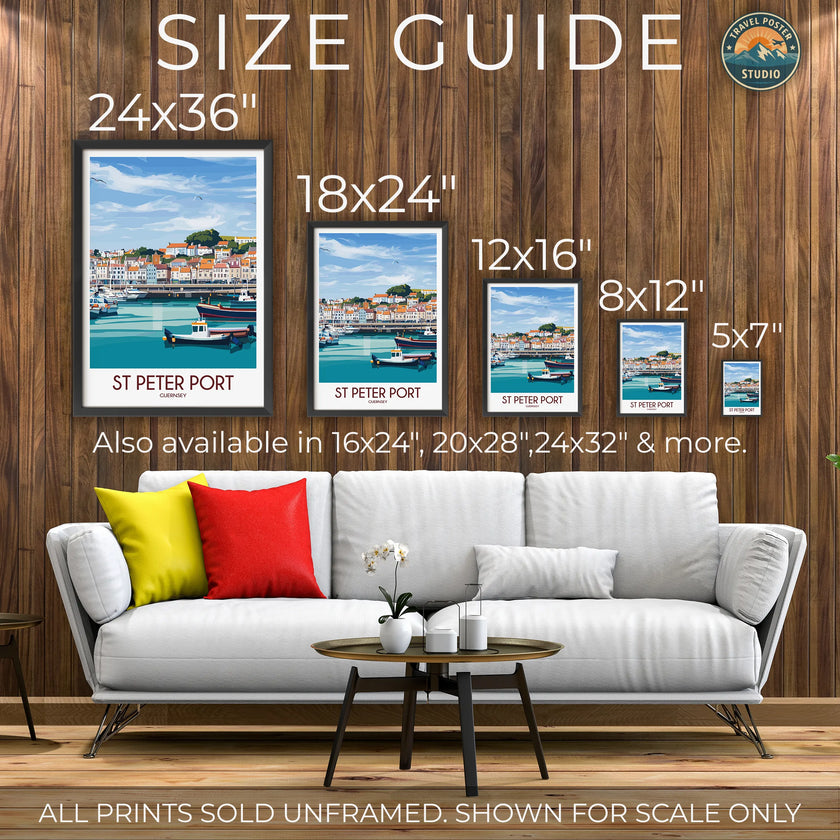 St Peter Port Travel Memory Gift