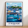 St Peter Port Travel Memory Gift
