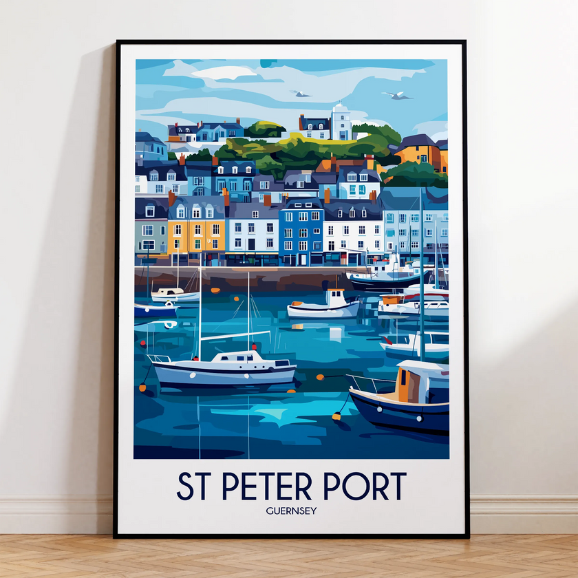 St Peter Port Travel Memory Gift