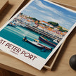 St Peter Port Vintage Style Print