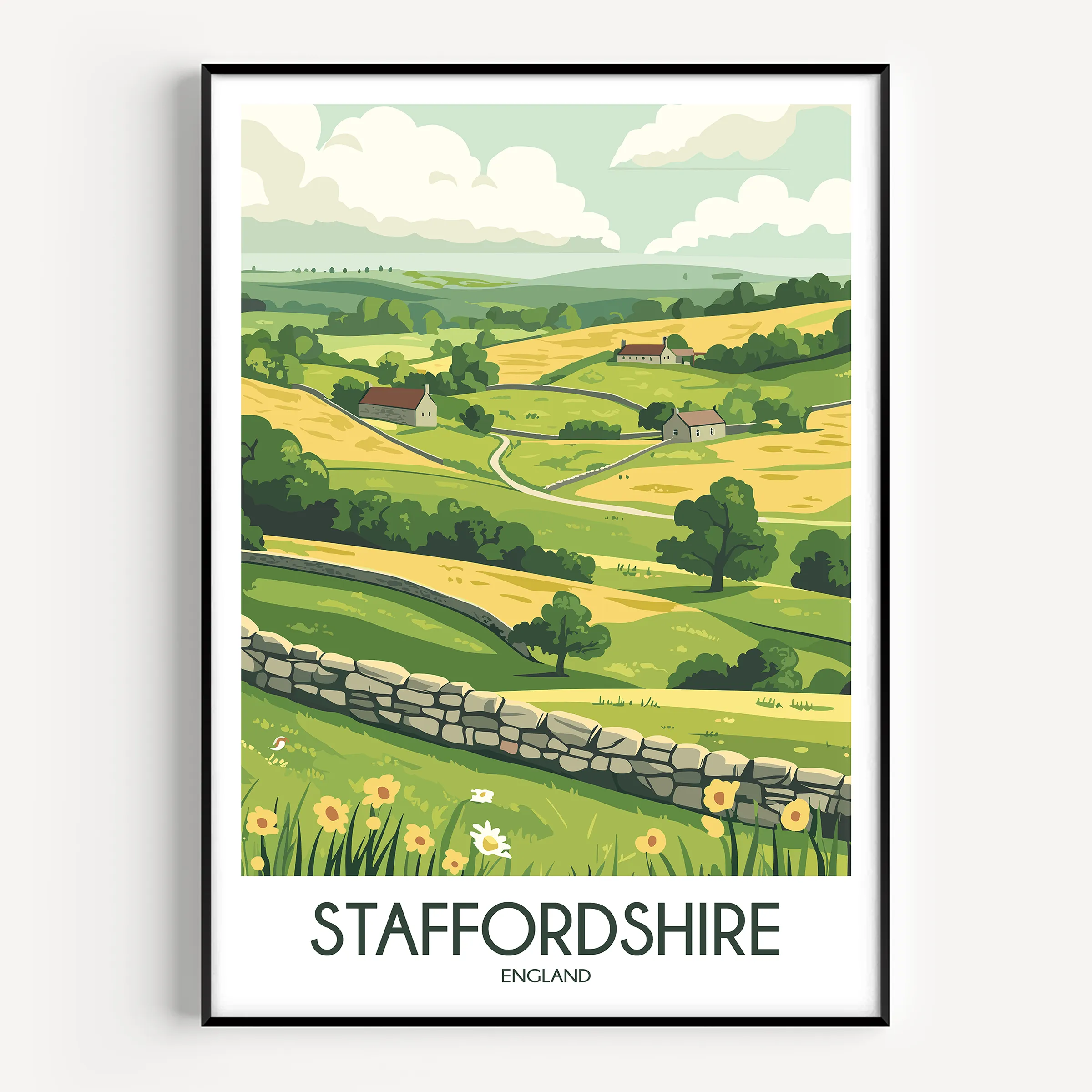 Staffordshire Destination Art Gift