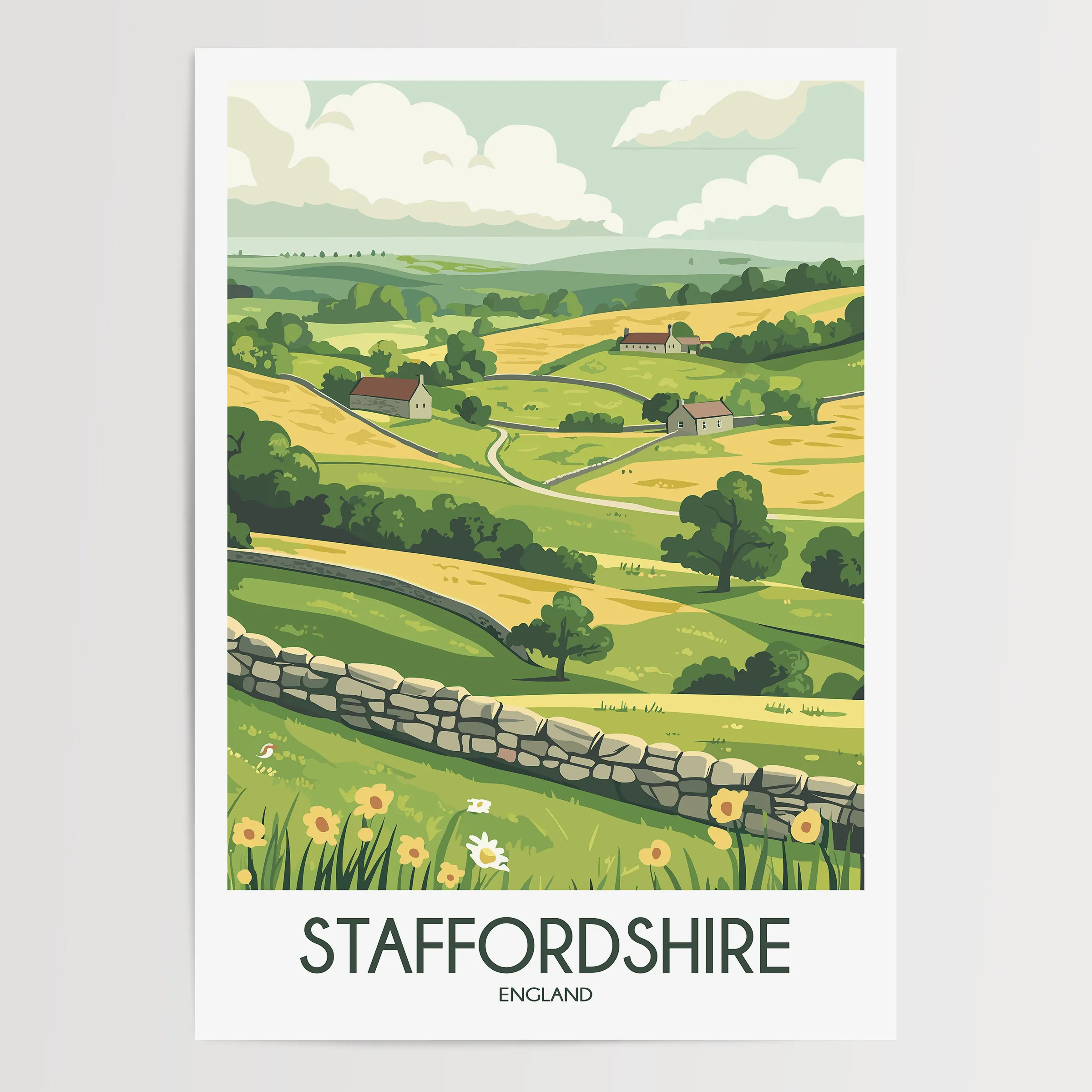 Staffordshire Gallery Quality Print