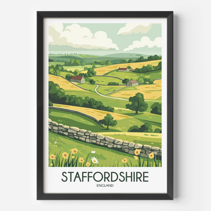 Staffordshire Scenic Landscape Art