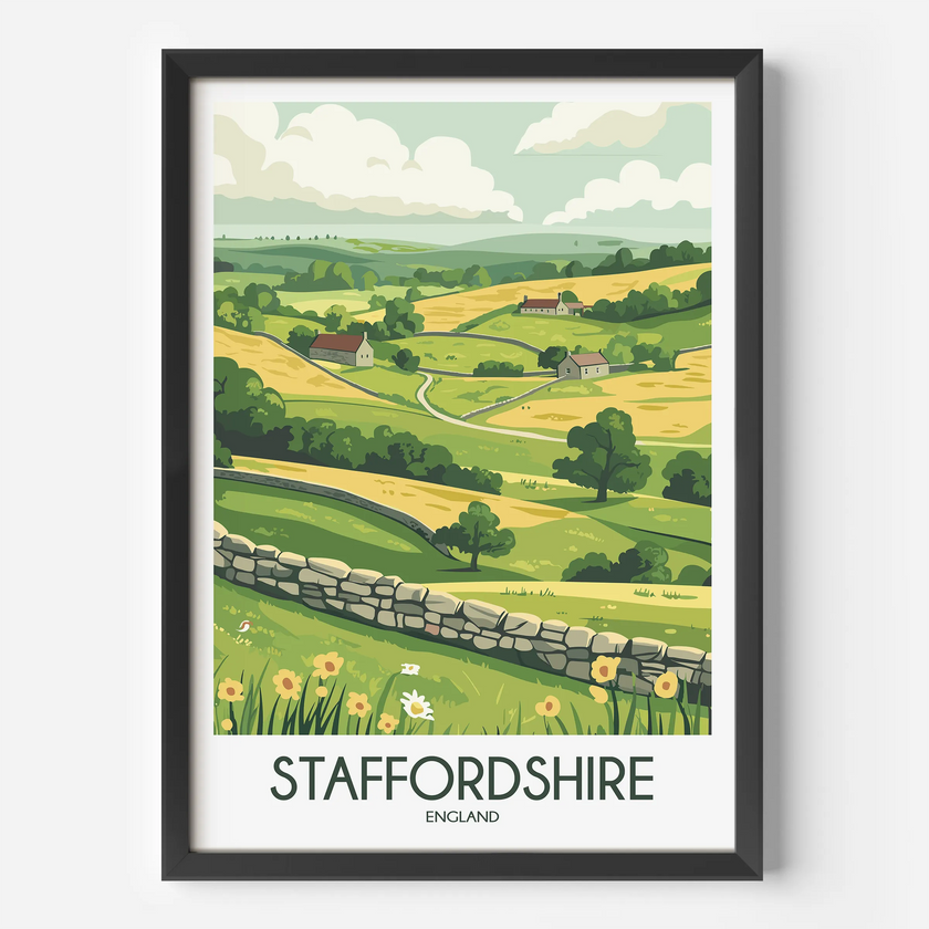 Staffordshire Scenic Landscape Art