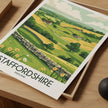 Staffordshire Souvenir Poster Print