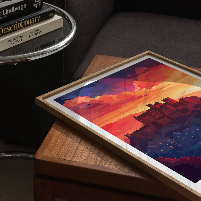 Stirling Castle Modern Travel Poster