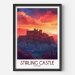 Stirling Castle Modern Travel Poster
